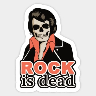 Rock is dead Sticker